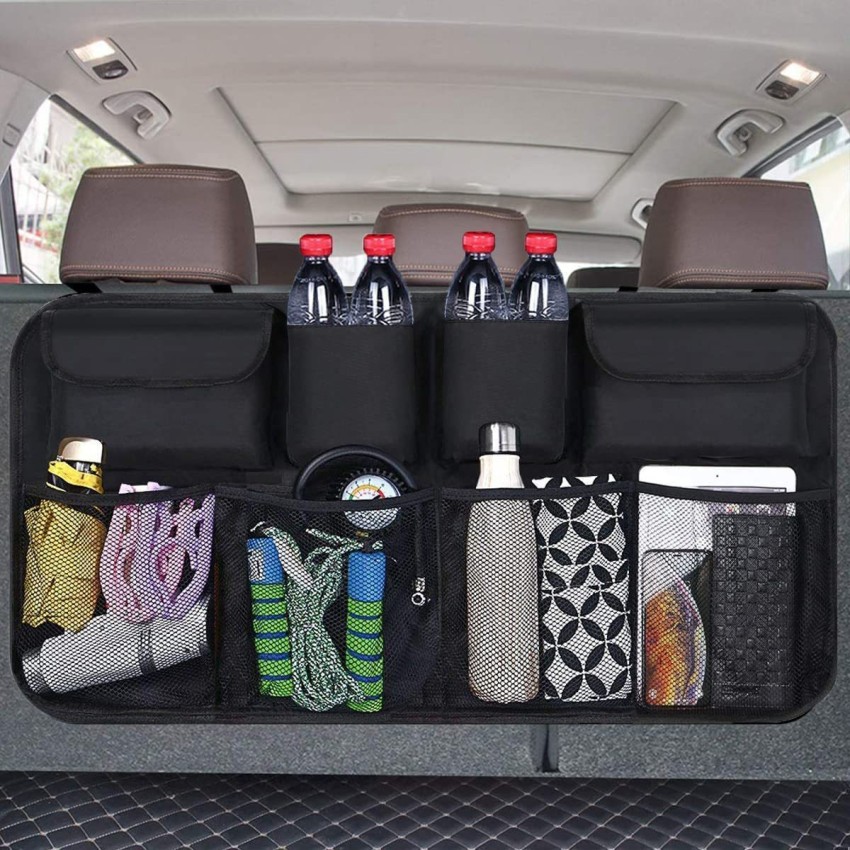 Car Trunk Organizer Adjustable Backseat Storage Bag Net - Temu Saudi Arabia