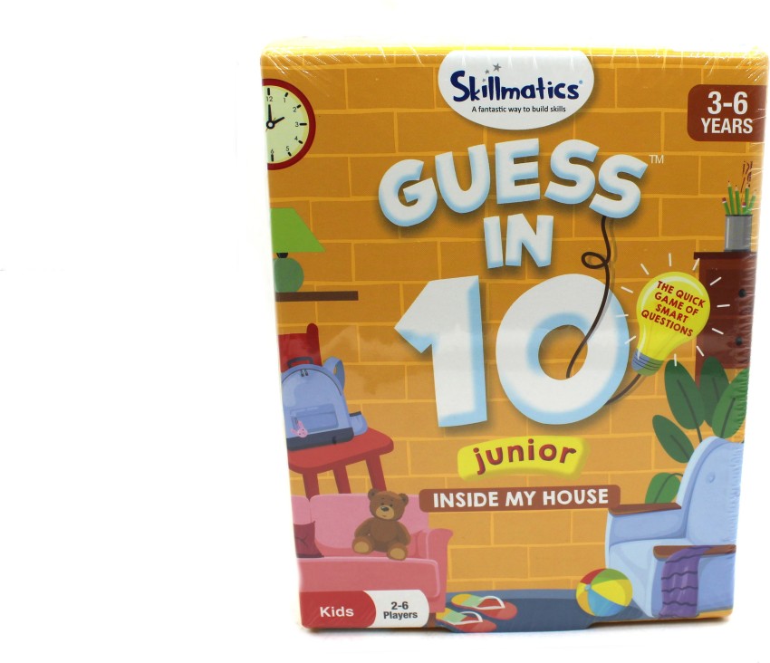 Skillmatics Card Game - Guess in 10 Junior Animal World, Quick