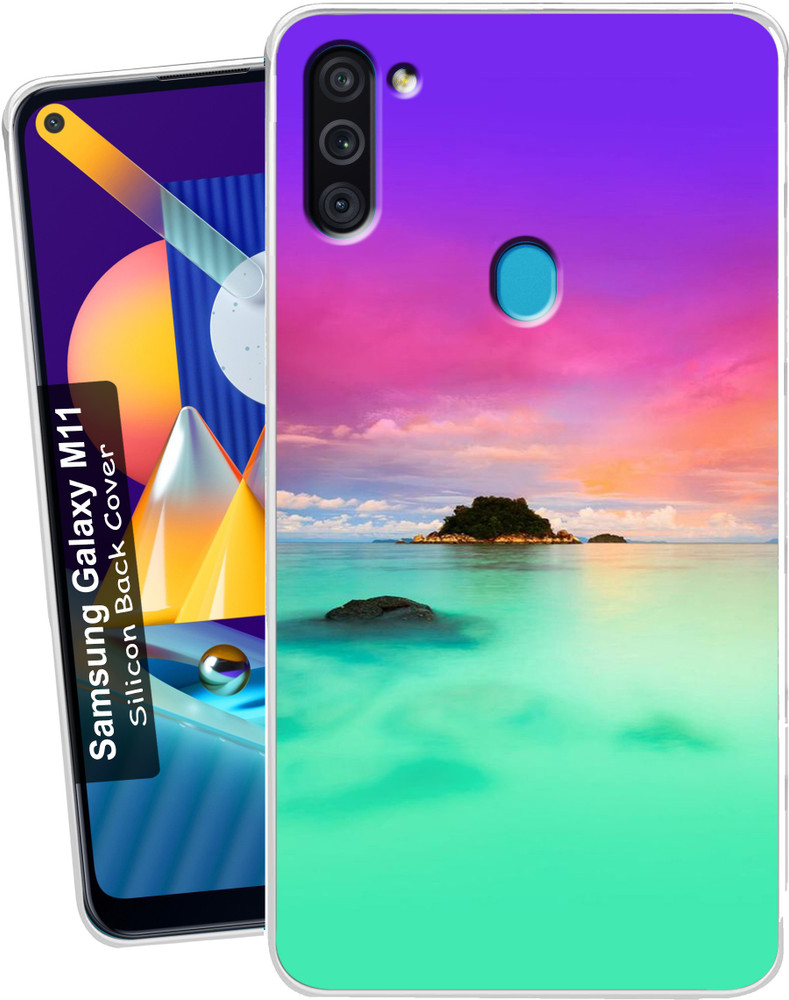 Samsung m11 back clearance cover flipkart