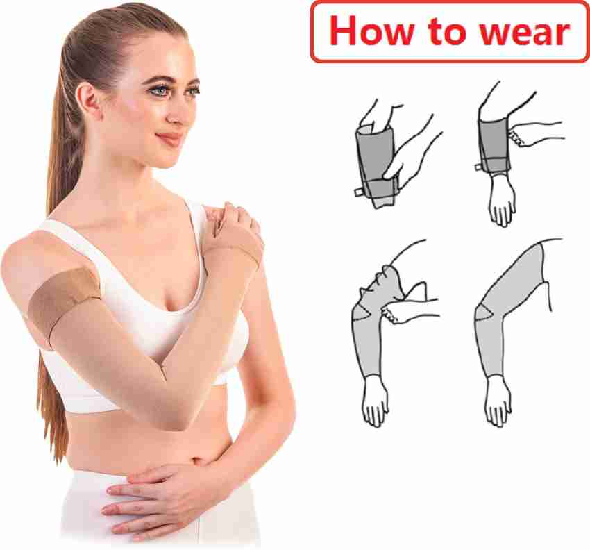 Cheap Post Mastectomy Compression Sleeve Elastic Arm Swelling Lymphedema  Relief Sleeve
