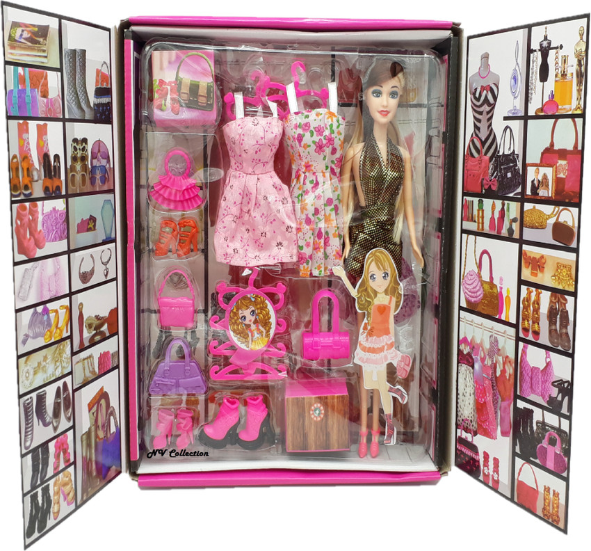 Doll top dress makeup