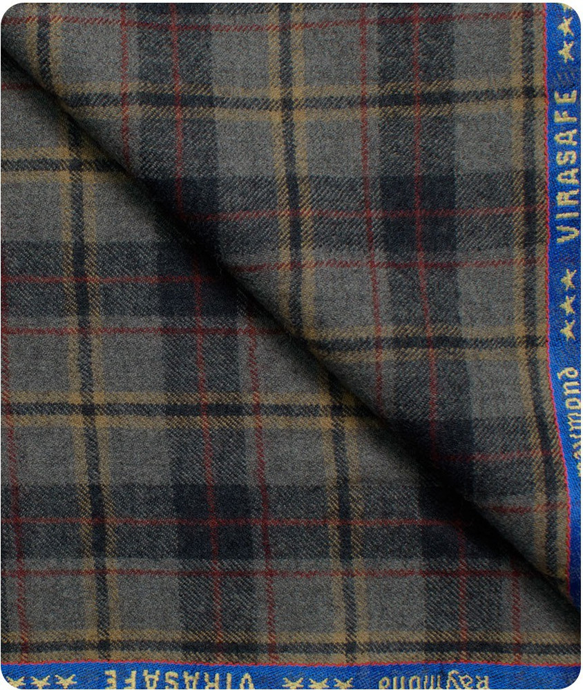 Raymond Wool Checkered Blazer Fabric Price in India Buy Raymond Wool Checkered Blazer Fabric online at Flipkart