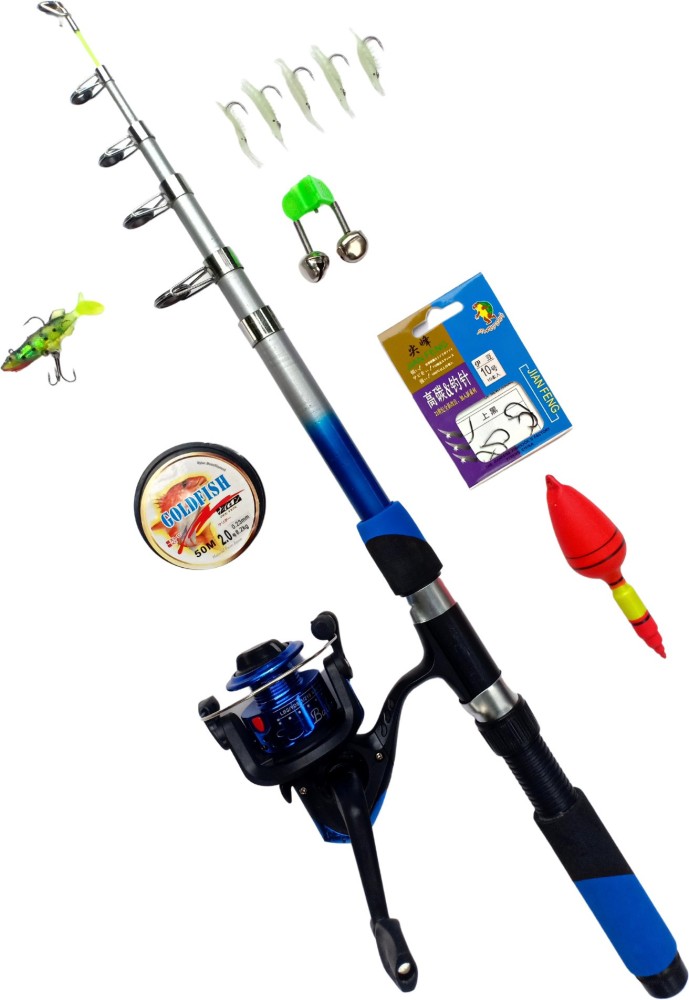 Abirs Twin colour 2.1 meter fishing rod and reel special