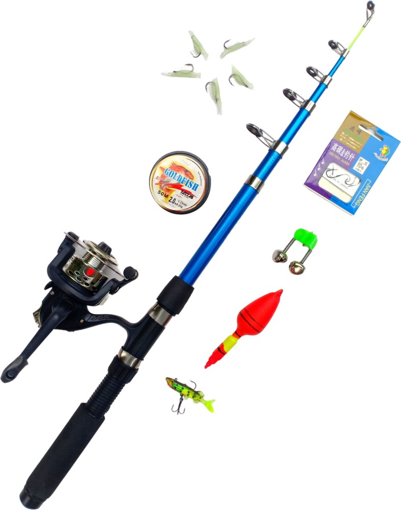 Abirs Fishing rod 2.1 meter with reel and components 006