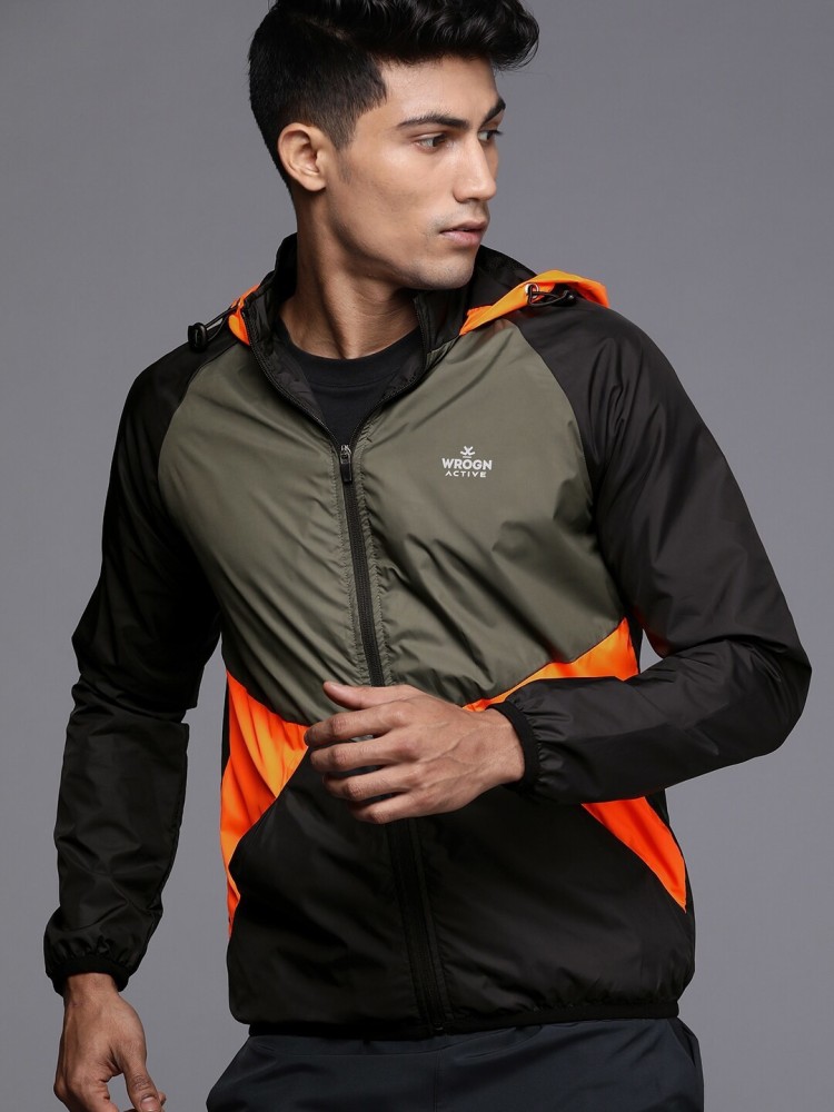 WROGN ACTIVE Full Sleeve Colorblock Men Jacket Buy WROGN ACTIVE