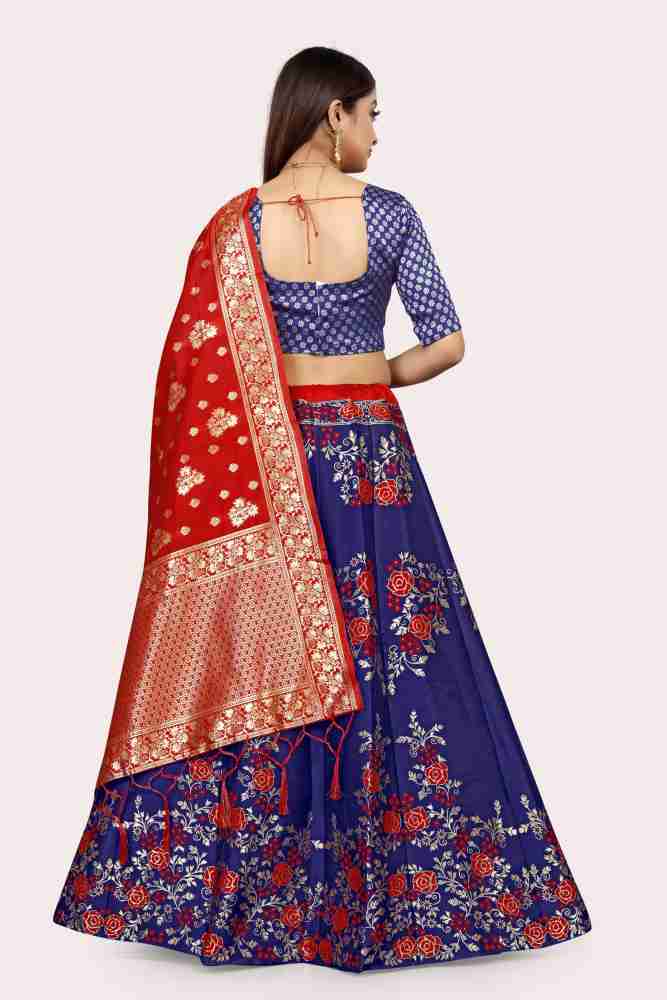 Banarasi on sale lehenga flipkart