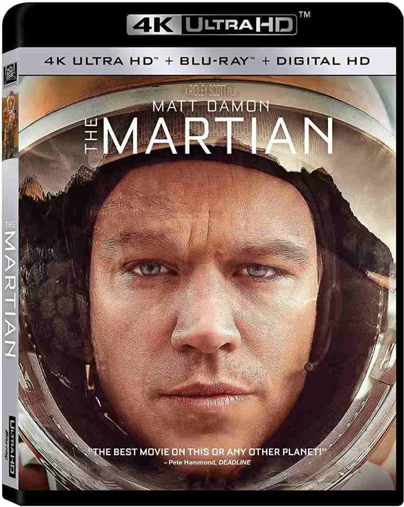 The Martian 4K Blu ray Blu ray Price in India Buy The Martian 4K Blu ray Blu ray online at Flipkart