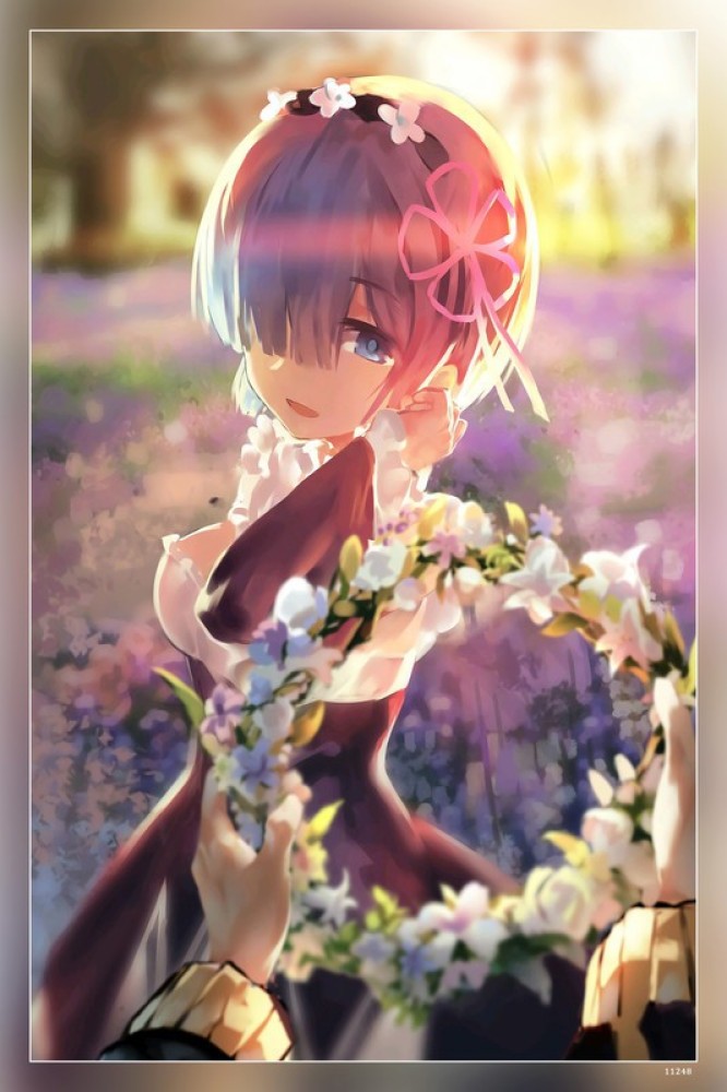 Anime Re: Zero kara Hajimeru Isekai Seikatsu Rem Ram Poster Wall