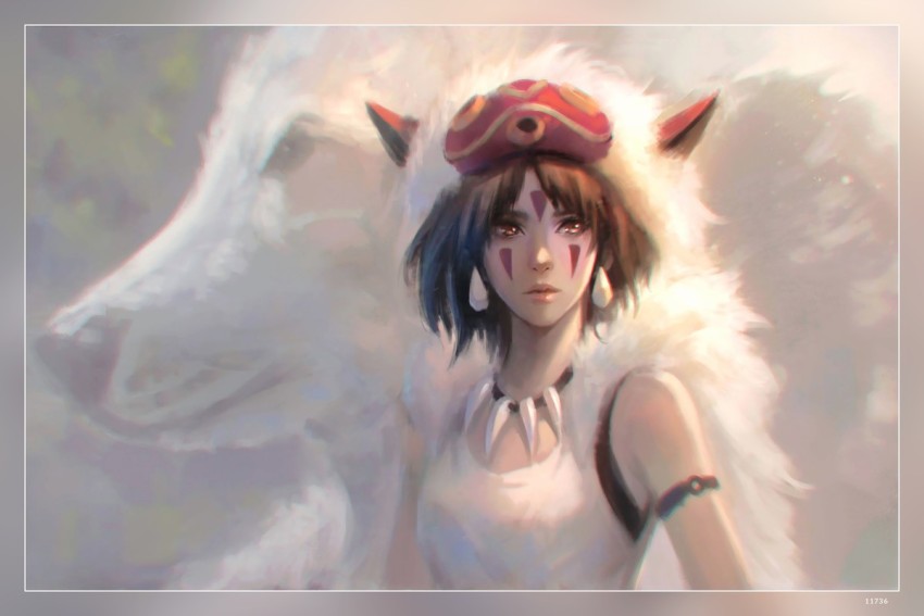 Princess Mononoke Fantasy Adventure Anime Art Effect Poster 05  18inchx12inch Photographic Paper  Animation  Cartoons posters in India   Buy art film design movie music nature and educational  paintingswallpapers at Flipkartcom