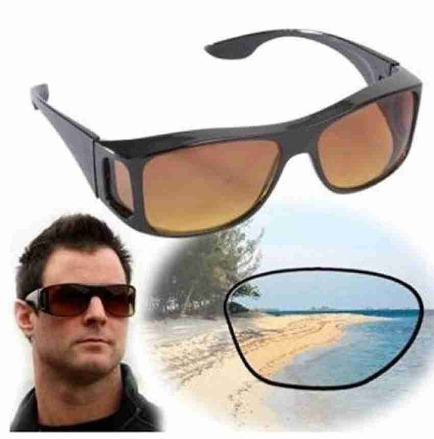 Wishbone HD Vision Day and Night Unisex HD Vision Goggles Anti-Glare  Polarized Sunglasses Men/Women Driving Glasses Sun Glasses UV Protection  All Bikes & Car Blowtorch Safety Goggle Price in India - Buy