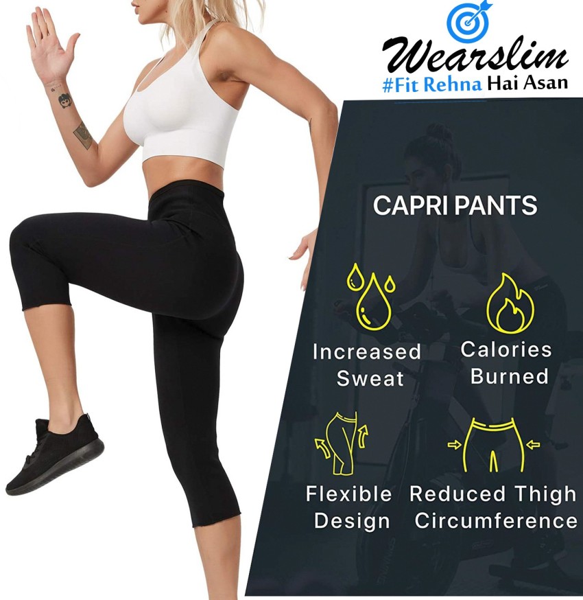 Sauna Suits for Women, 24 26 28 Inch Sauna Pants Sweat Waist Trainer for  Women Leggings Gym Yoga Workout