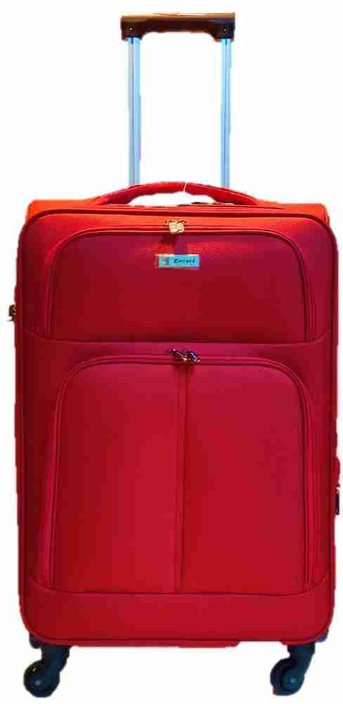 Encore Luggage ENCORE RANGER 360 DEGREE TROLLEY BAG 24 INCH 65cms RED Expandable Check in Suitcase 4 Wheels 24 inch RED Price in India Flipkart