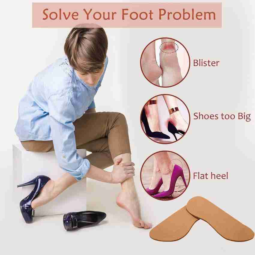 Nucarture 5 pair of Shoe Back Heel Insoles Protector Liner Pads