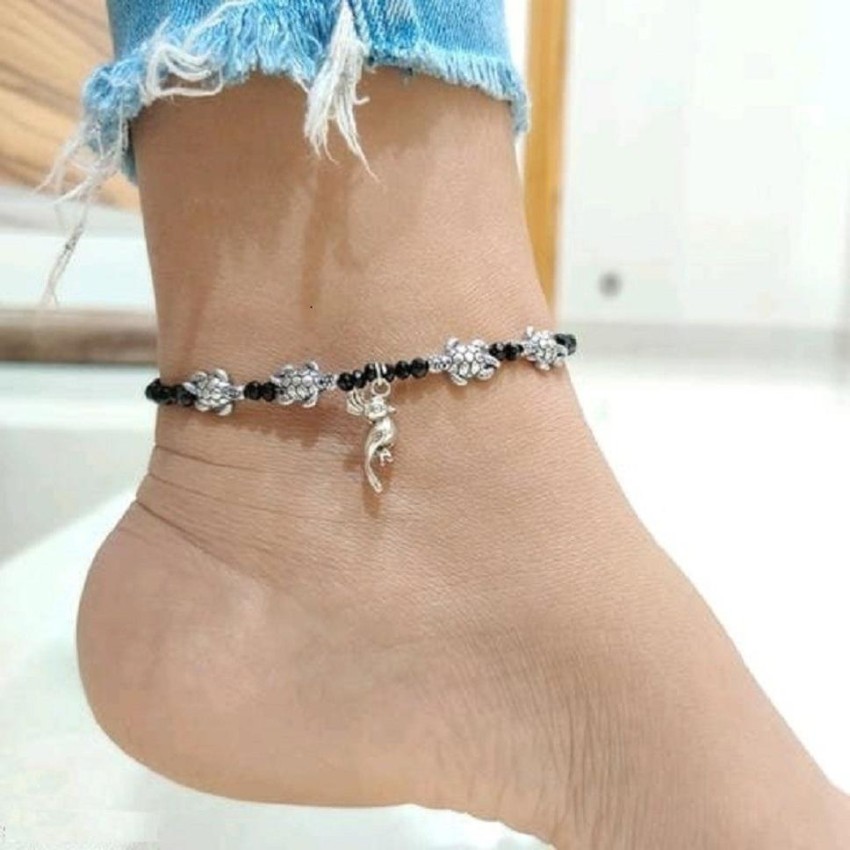 Buy silver deals anklets from tanishq