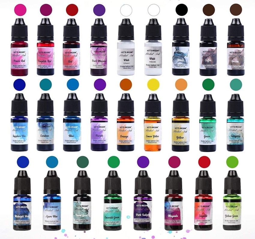 Like it 24 Color Epoxy UV Resin Pigment Liquid