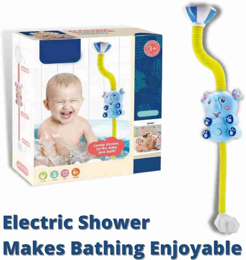 HIRNAYA Baby Bath Toys Electric Shower Head for Kids Rain Bathing