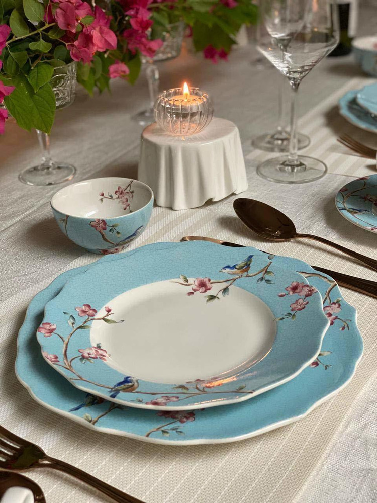 6 setting dinner set top