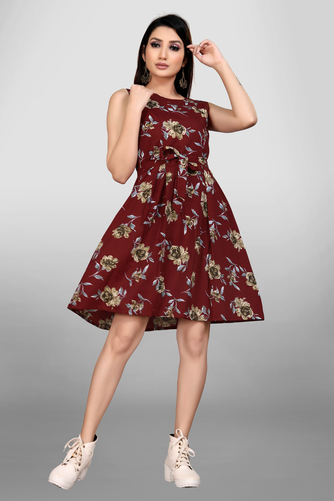Maroon deals frock designs