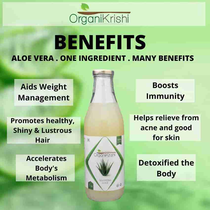 Benefits of pure aloe vera juice shop