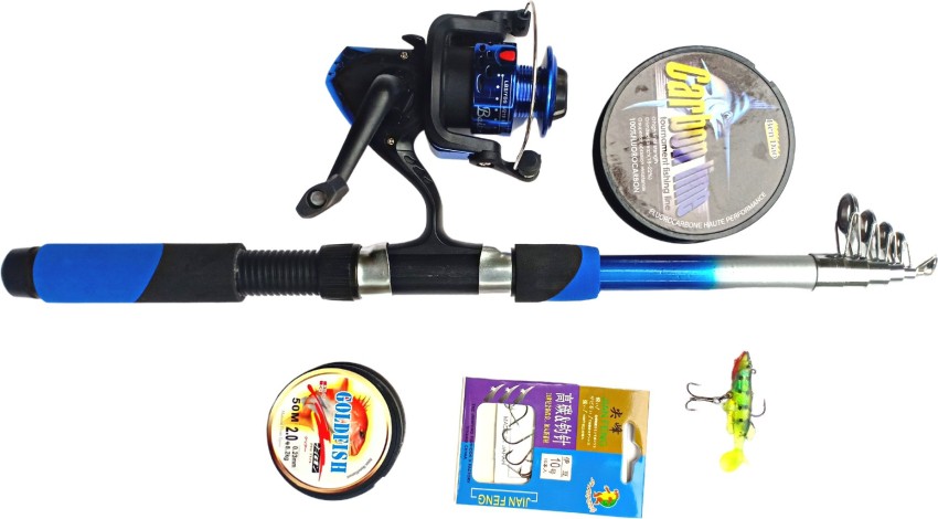 Abirs fishing rod and reel set 2.1 combo Multicolor Fishing Rod Price in  India - Buy Abirs fishing rod and reel set 2.1 combo Multicolor Fishing Rod  online at