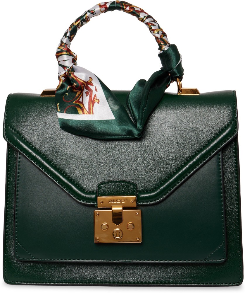 Buy ALDO Women Green Handbag Dark Green Online Best Price in