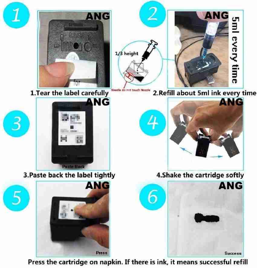Ang Refill ink For HP DeskJet 2331 With 805 803 680 678 818 802