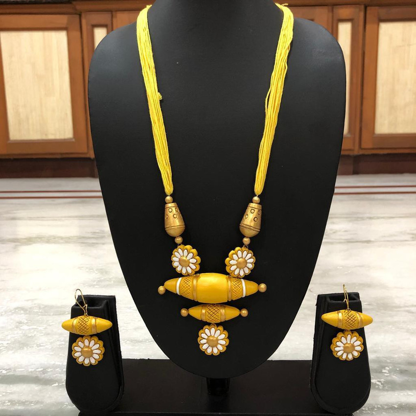 Terracotta jewellery flipkart hot sale