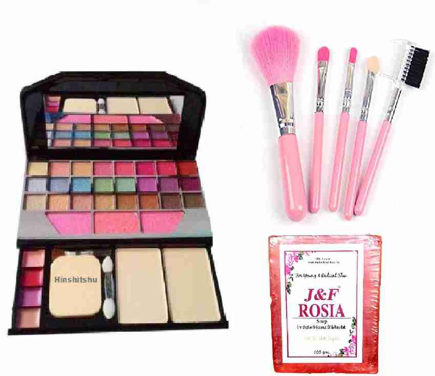 Hudabird Super Quality Makeup Kit 6155 With 5 Pc Makeup Brush Rose Soap Price in India Buy Hudabird Super Quality Makeup Kit 6155 With 5 Pc Makeup Brush Rose Soap Online