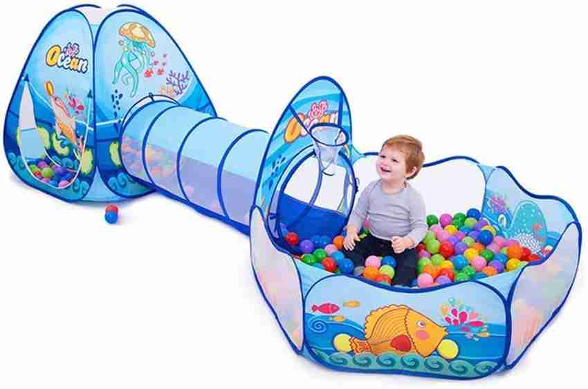 Ball pool with tunnel store