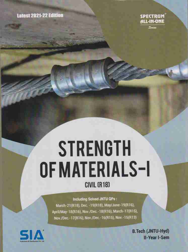 Strength Of Materials I B.Tech II Year I Sem R18 CIVIL JNTU