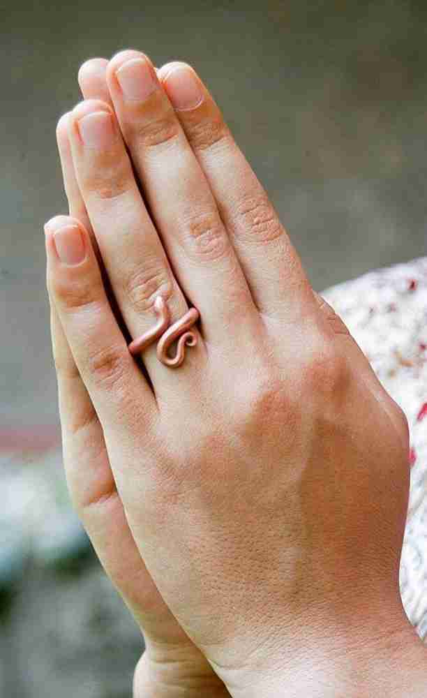 Mother Tradition Consecrated Snake Ring Medium Copper Copper