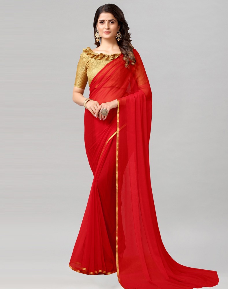 Flipkart chiffon outlet party wear sarees