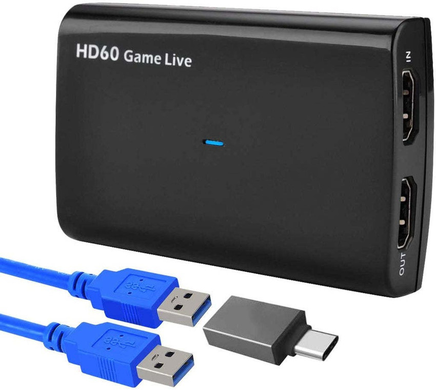 microware Video Capture HDMI Out USB 3.0 Game Recorder 4K 1080P HD60 Live Stream Recording Media Streaming Device microware Flipkart