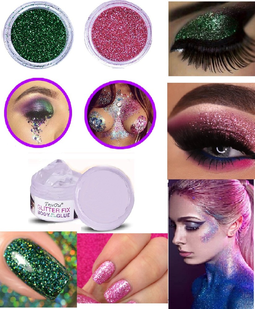 Holographic Nail Glitter Powder, Nail Art Supplies 3D Sparkle Nail Art  Pigment Super-fine Colorful Shiny Glitter Mermaid Pearl Powder Dust Summer  Effect for Woman Acrylic Nails Decoration Kit 12Colors : Amazon.in: Beauty