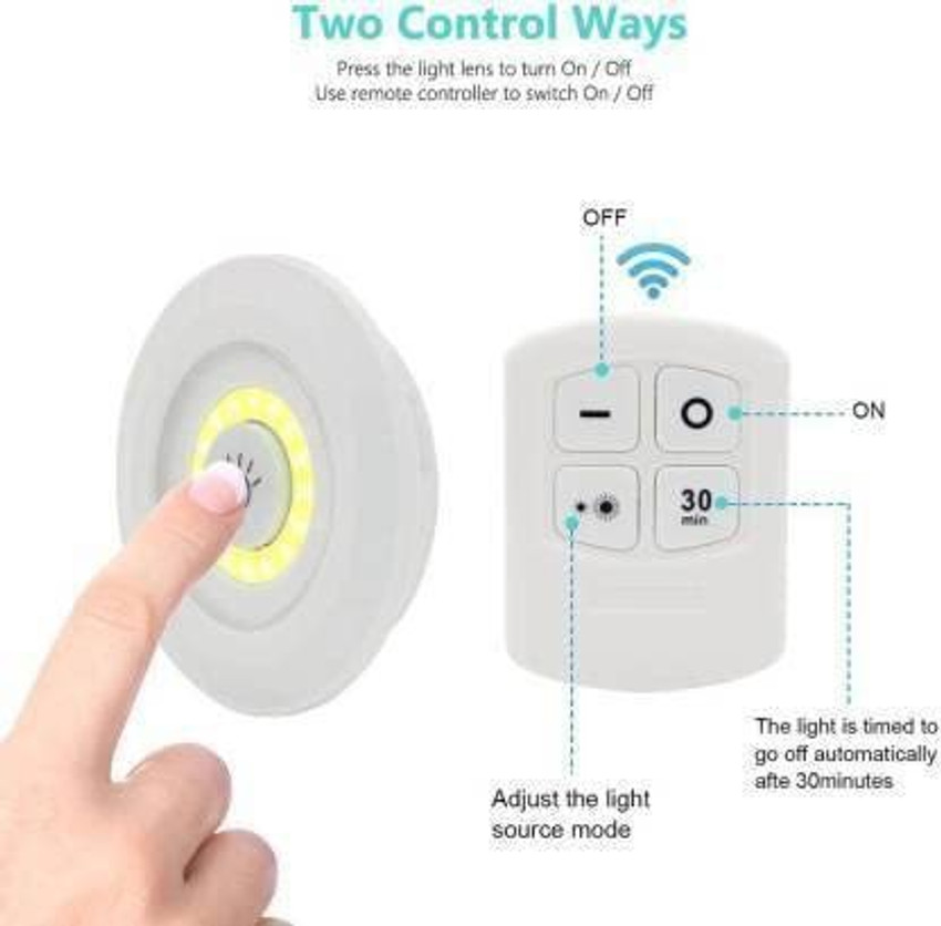 3pc cob store light remote control