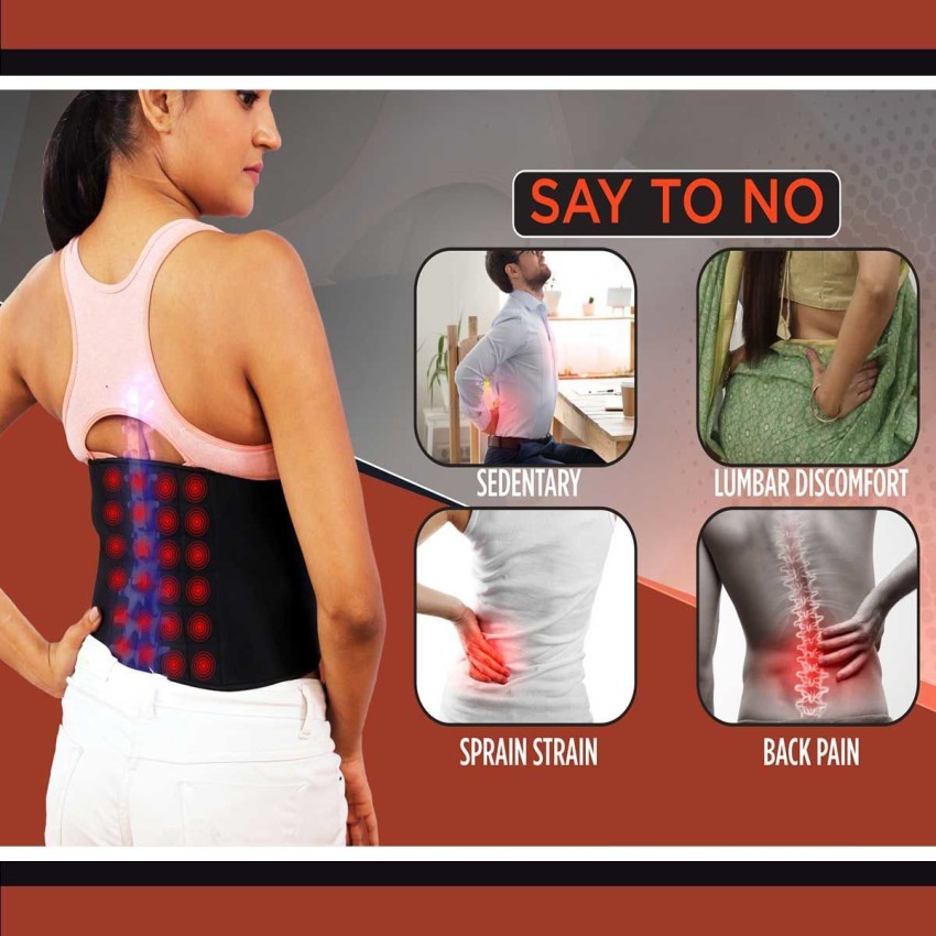 Self heating Pain Relief Therapy Back Waist Support Belt Lumbar Brace Band