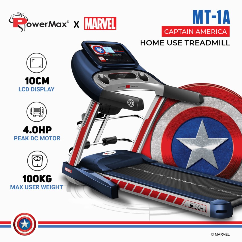 PowerMax Fitness MSB-6S-CA-CLEAR (600ml) Captain America Marvel