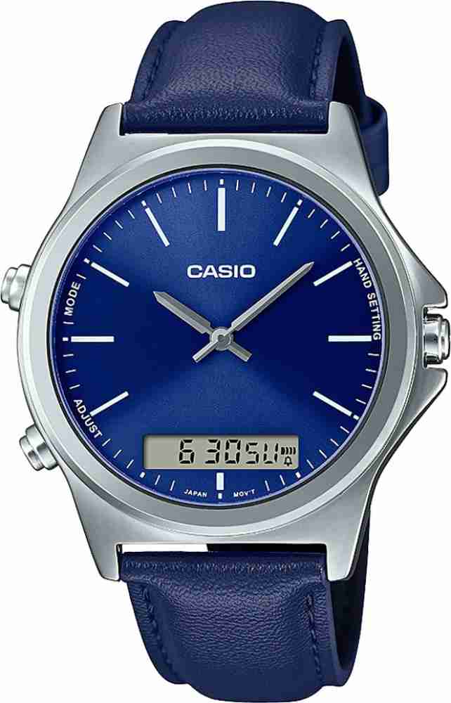 Casio watch blue store face