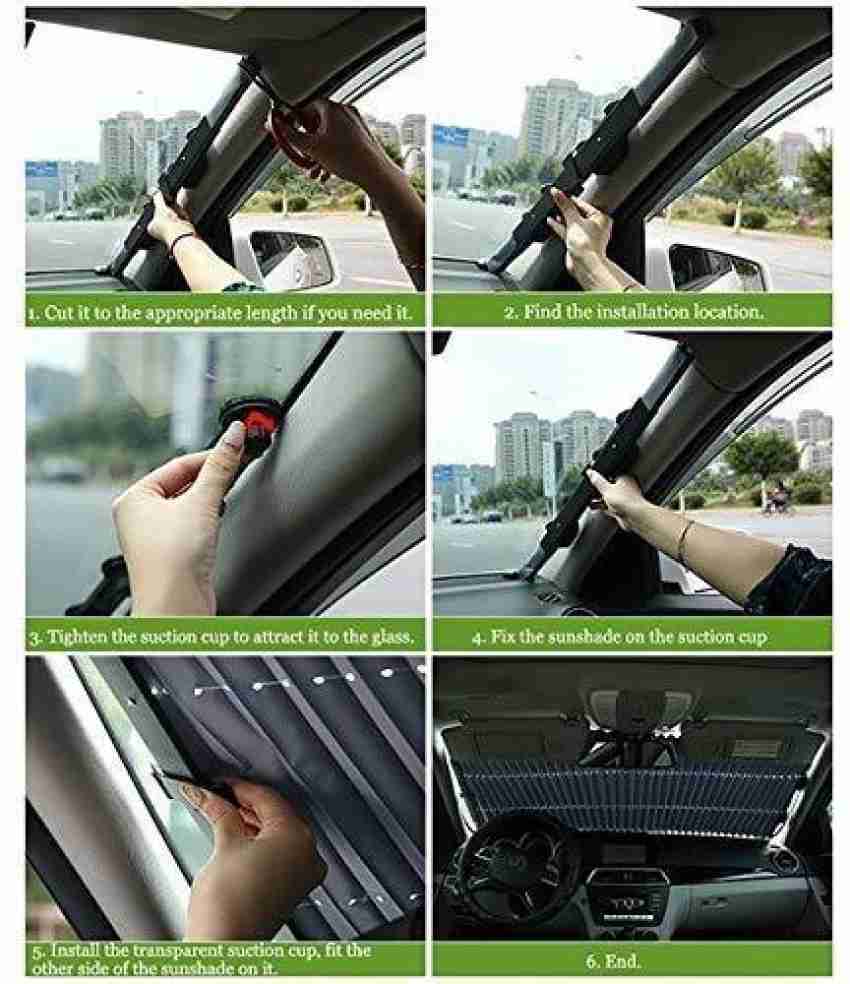 SMB ENTERPRISES Car Windshield Shades for Front Window