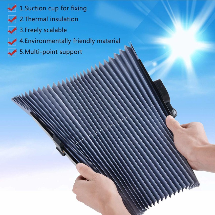 SMB ENTERPRISES Car Windshield Shades for Front Window, Retractable  Sunshades Heat UV Protector Windshield Repair Kit Price in India - Buy SMB  ENTERPRISES Car Windshield Shades for Front Window, Retractable Sunshades  Heat
