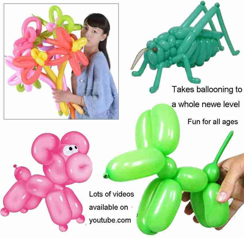 Butterfly Solid Long Balloons Animal Kit Modelling Twisting  Multicolor 100pcs - Balloon - Balloon