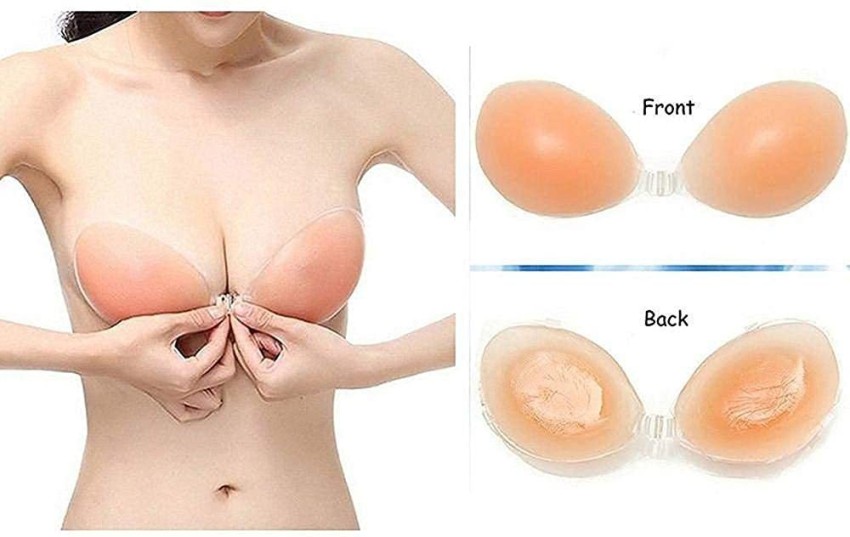 Blue Bird Enterprises Women/Girl's Silicone Self Adhesive Invisible Push Up  Bra Free Size (Beige) Silicone Peel and Stick Bra Petals Price in India -  Buy Blue Bird Enterprises Women/Girl's Silicone Self Adhesive