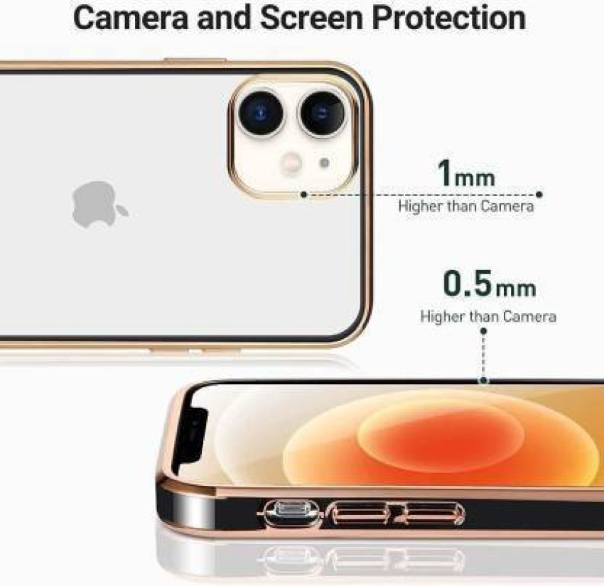 Buy ClickAway Apple iPhone 14 Pro, Premium HD New Electroplated Logo View  Series, Anti Yellow Case