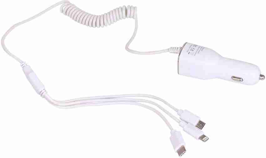 mykat Lightning Cable 1 m Car Charger Multipin Type C android iphone cable  - mykat 