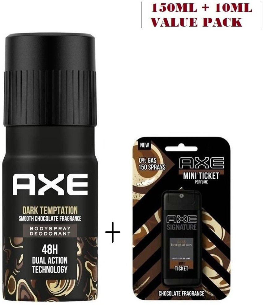 AXE 1 DARK TEMPTATION DEODORANT 150ML 1 DARK TEMPTATION TICKET