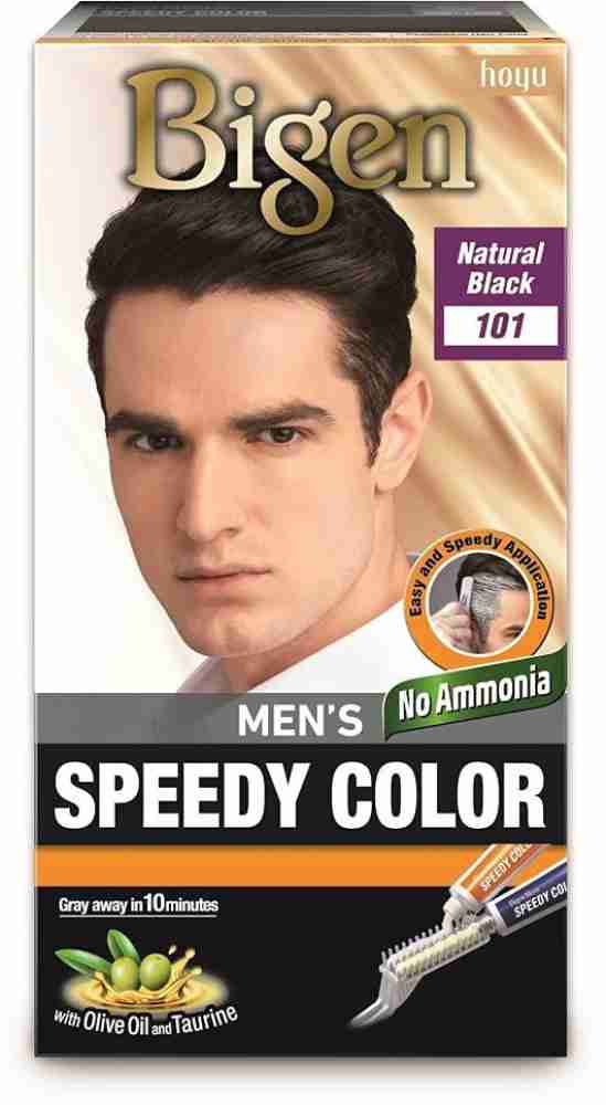  Bigen Men's Speedy Color, Natural Black 101 (150g)