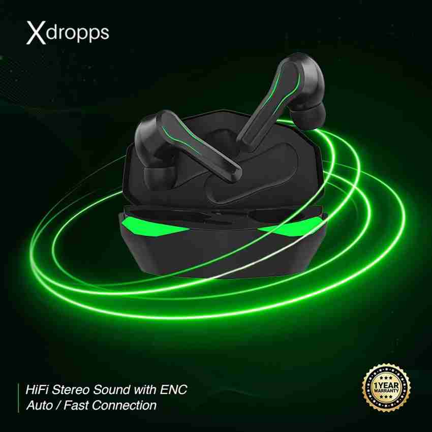 XDropps Venom Bluetooth Gaming Earbuds with 60ms Latency