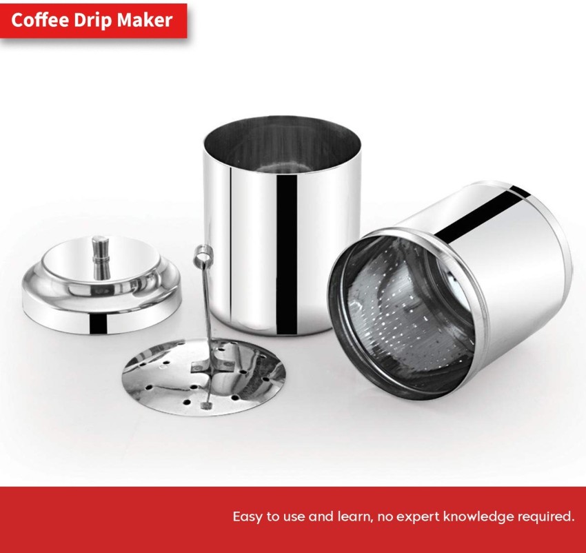 Stainless Steel Indian Filter Coffee Drip Maker – drinkthirdculture
