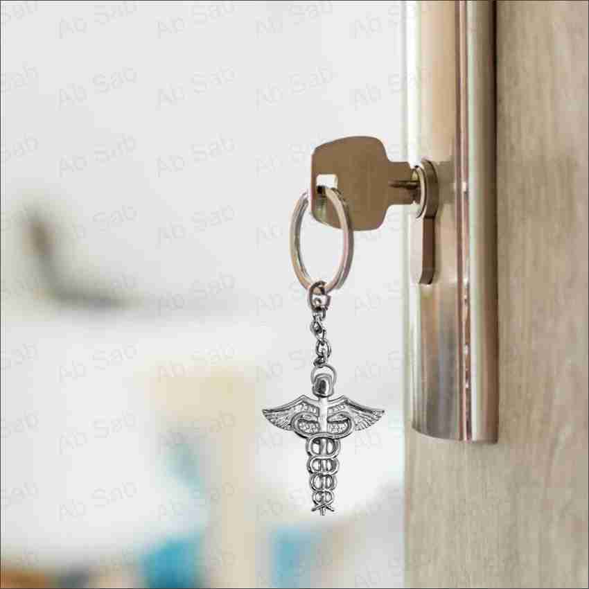 Doctor symbol keychain hot sale