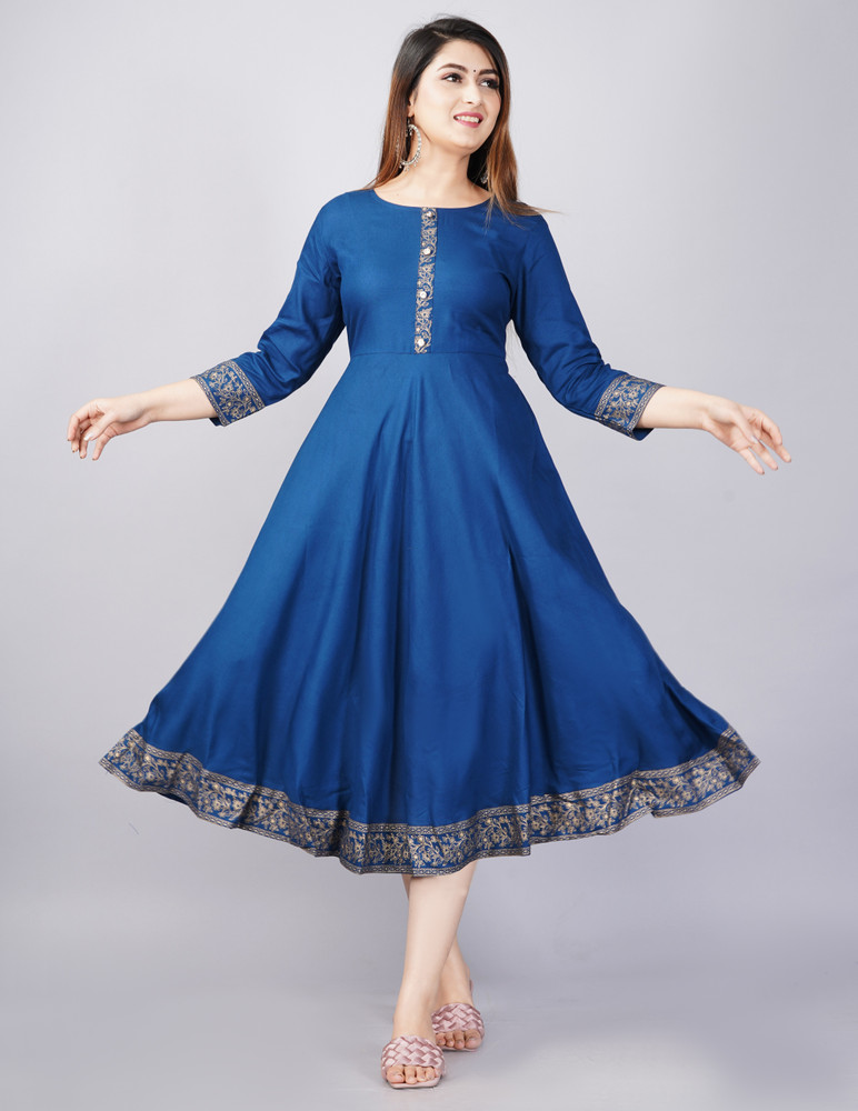 Pooja Creation Women Printed Flared Kurta Buy Pooja Creation Women Printed Flared Kurta Online at Best Prices in India Flipkart